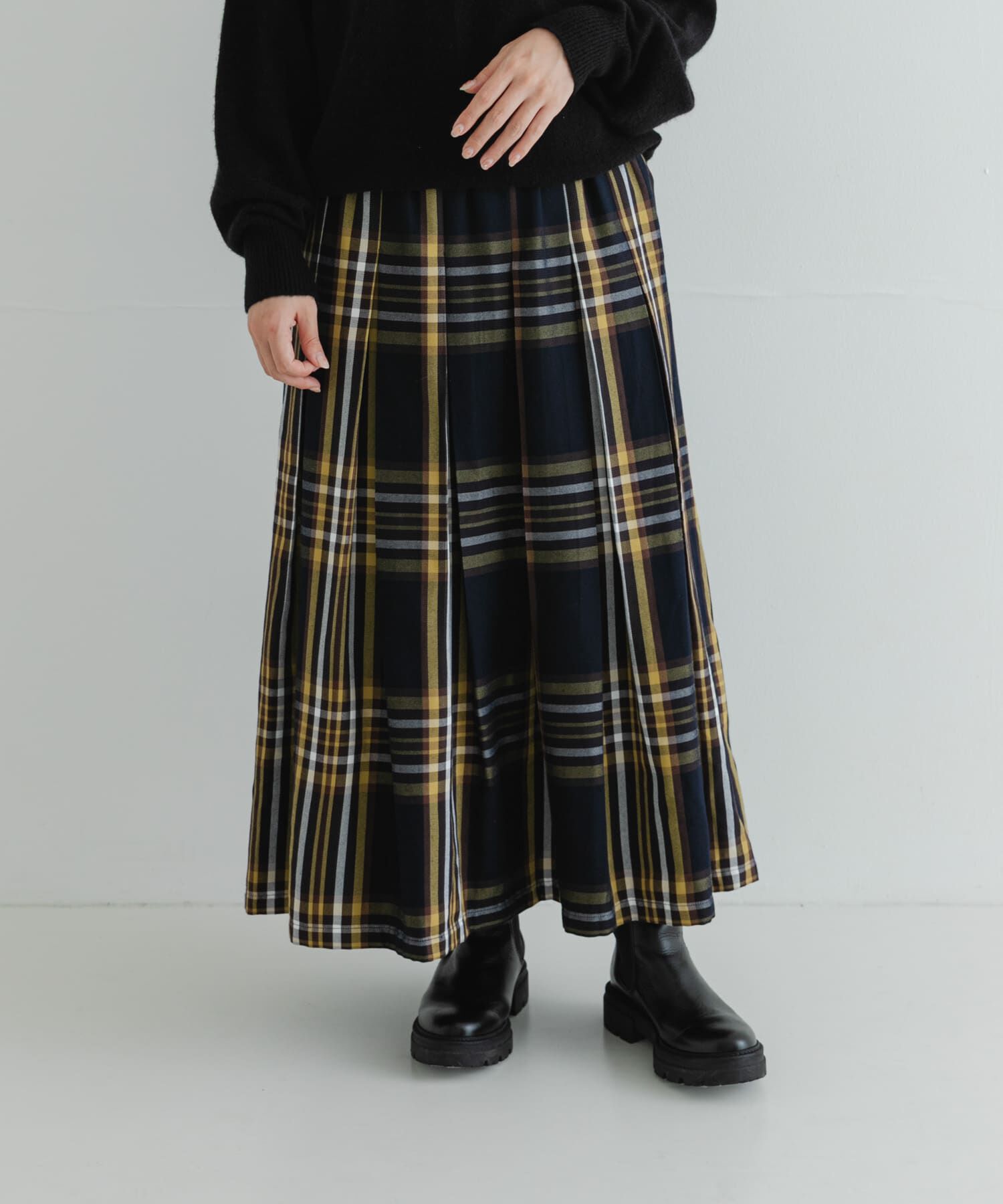 Sonny Label 「タックチェックイージースカート」|スカート|