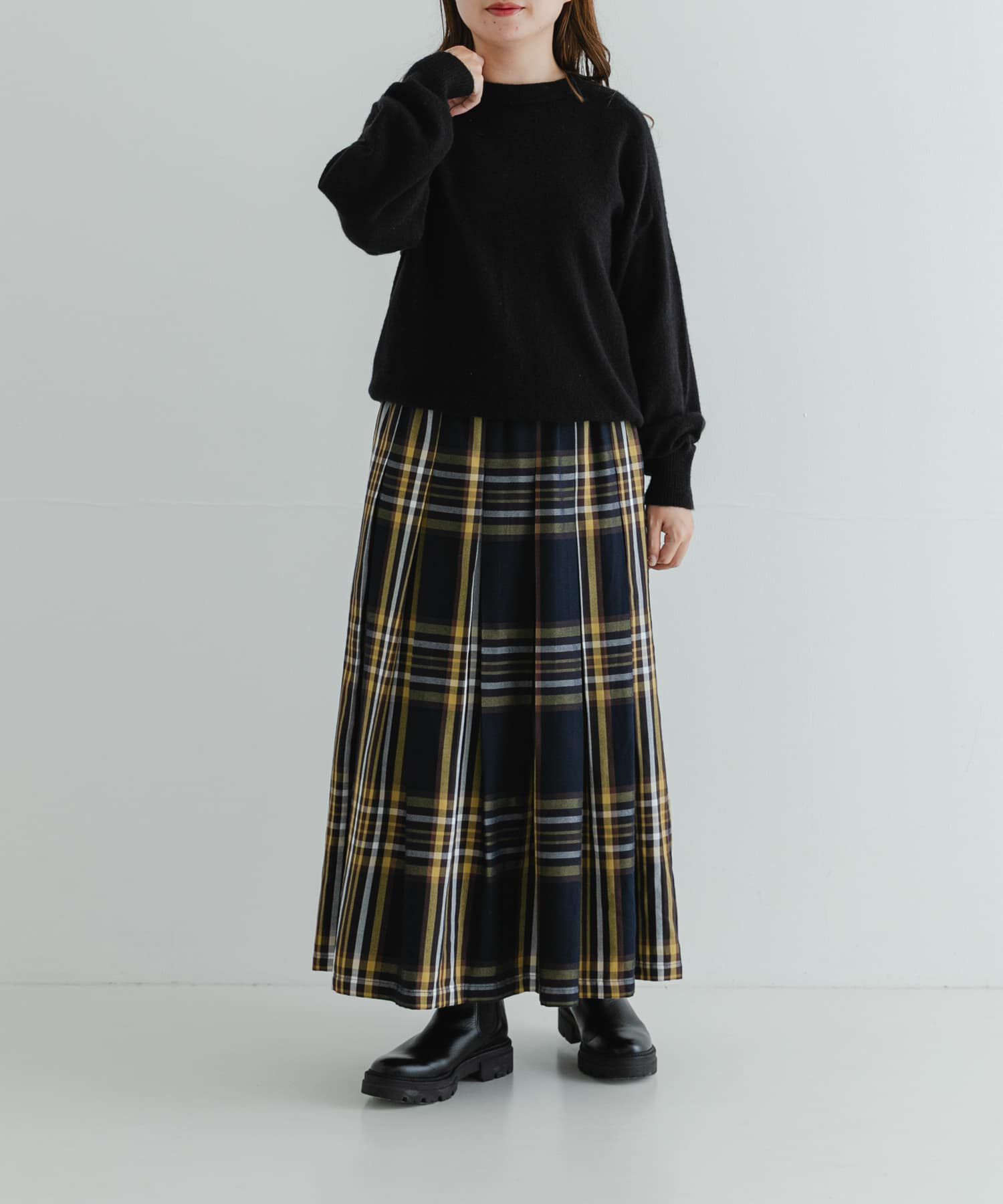 Sonny Label 「タックチェックイージースカート」|スカート|