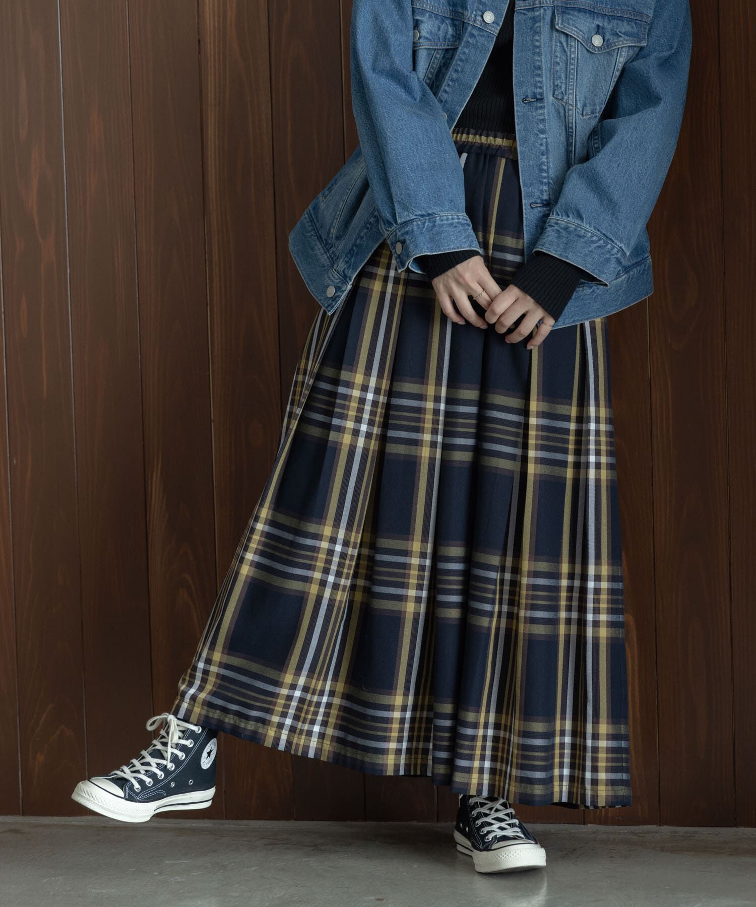 Sonny Label 「タックチェックイージースカート」|スカート|