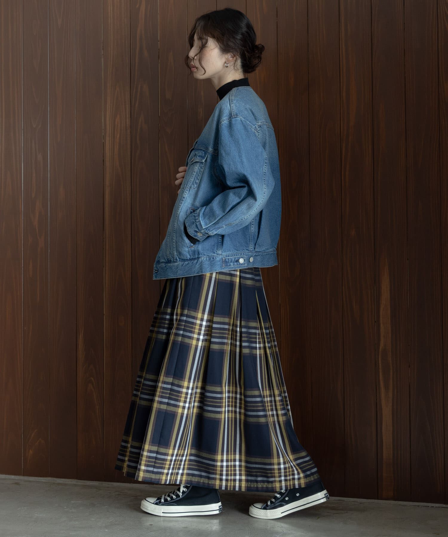 Sonny Label 「タックチェックイージースカート」|スカート|