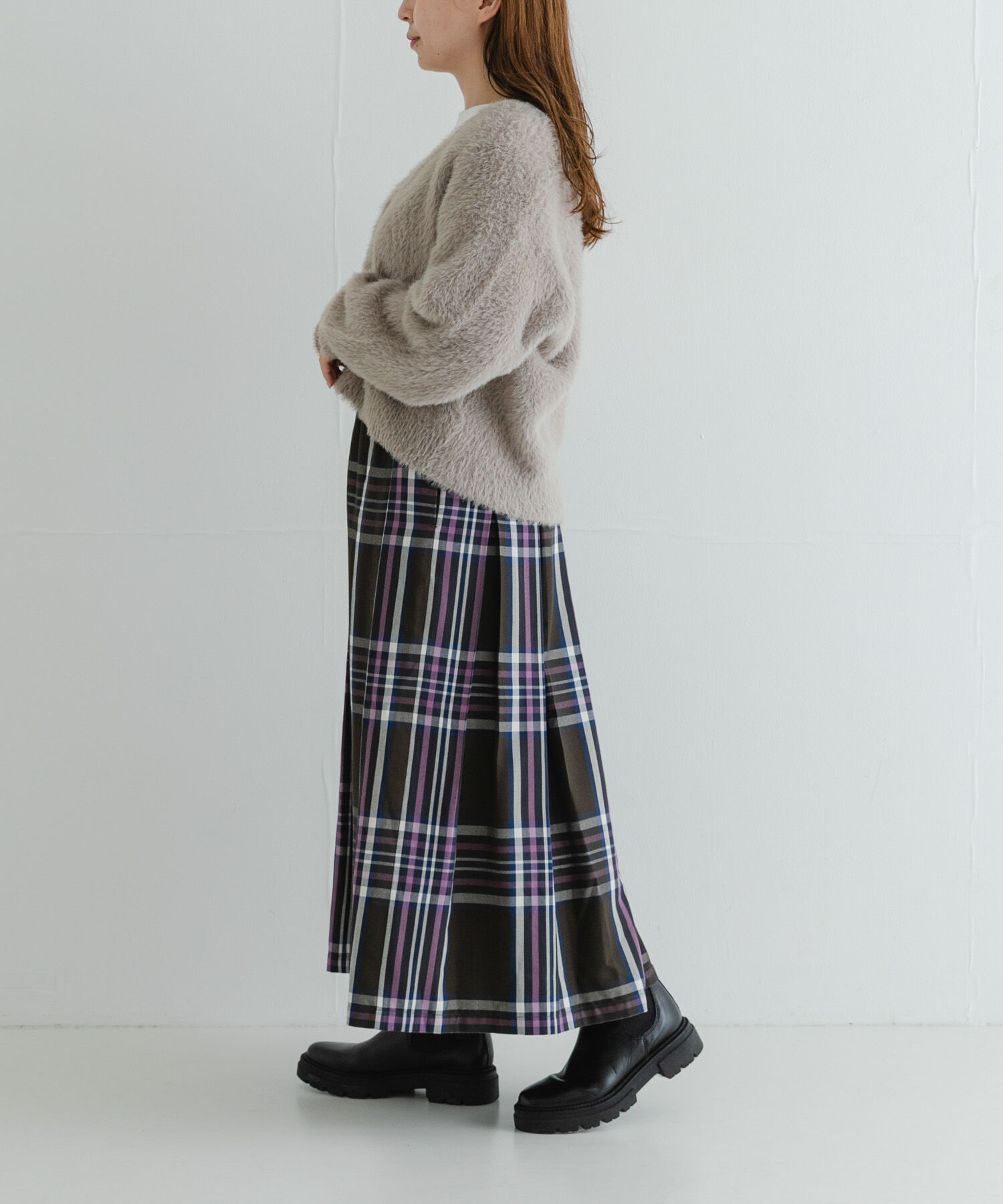 Sonny Label 「タックチェックイージースカート」|スカート|