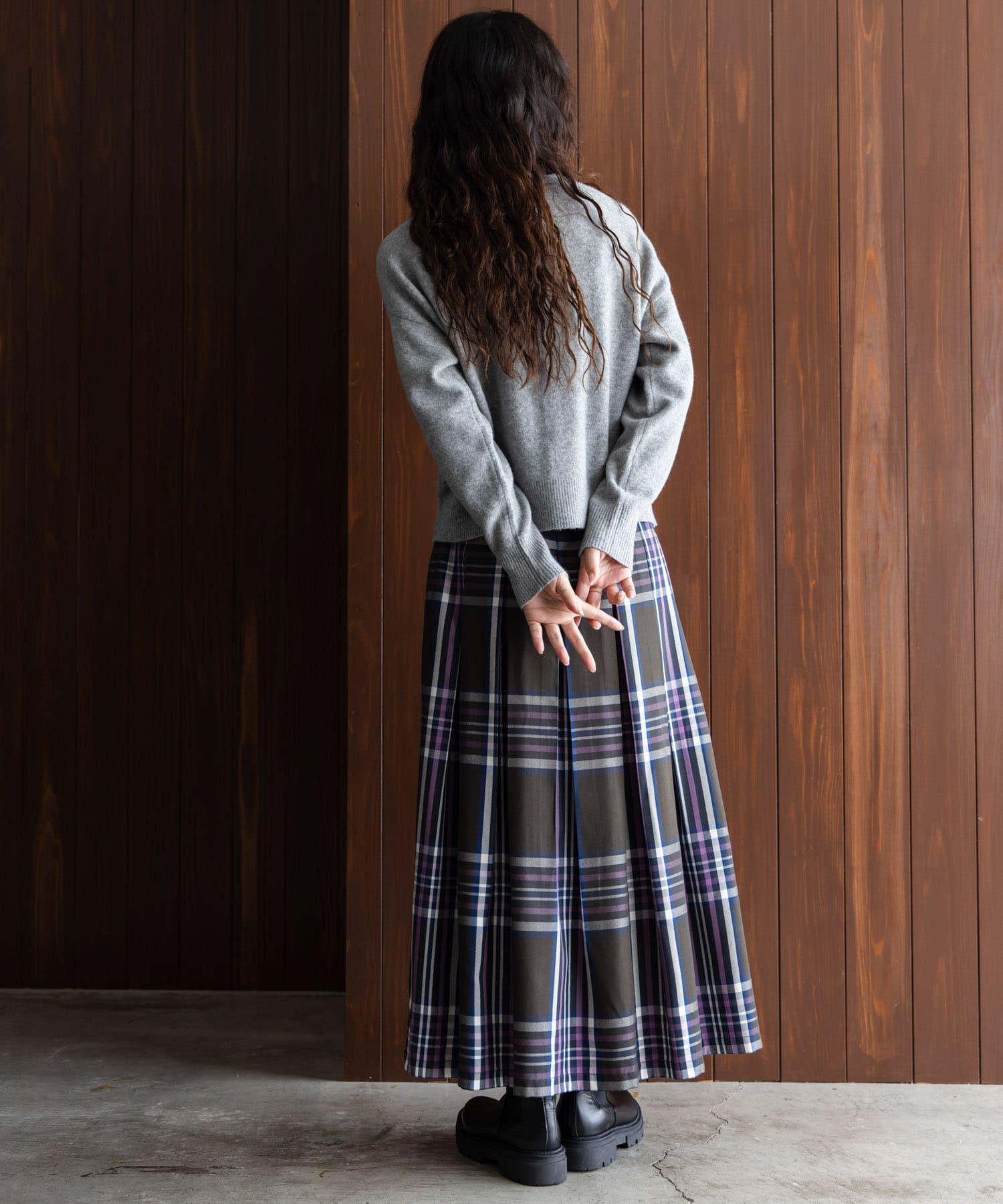 Sonny Label 「タックチェックイージースカート」|スカート|