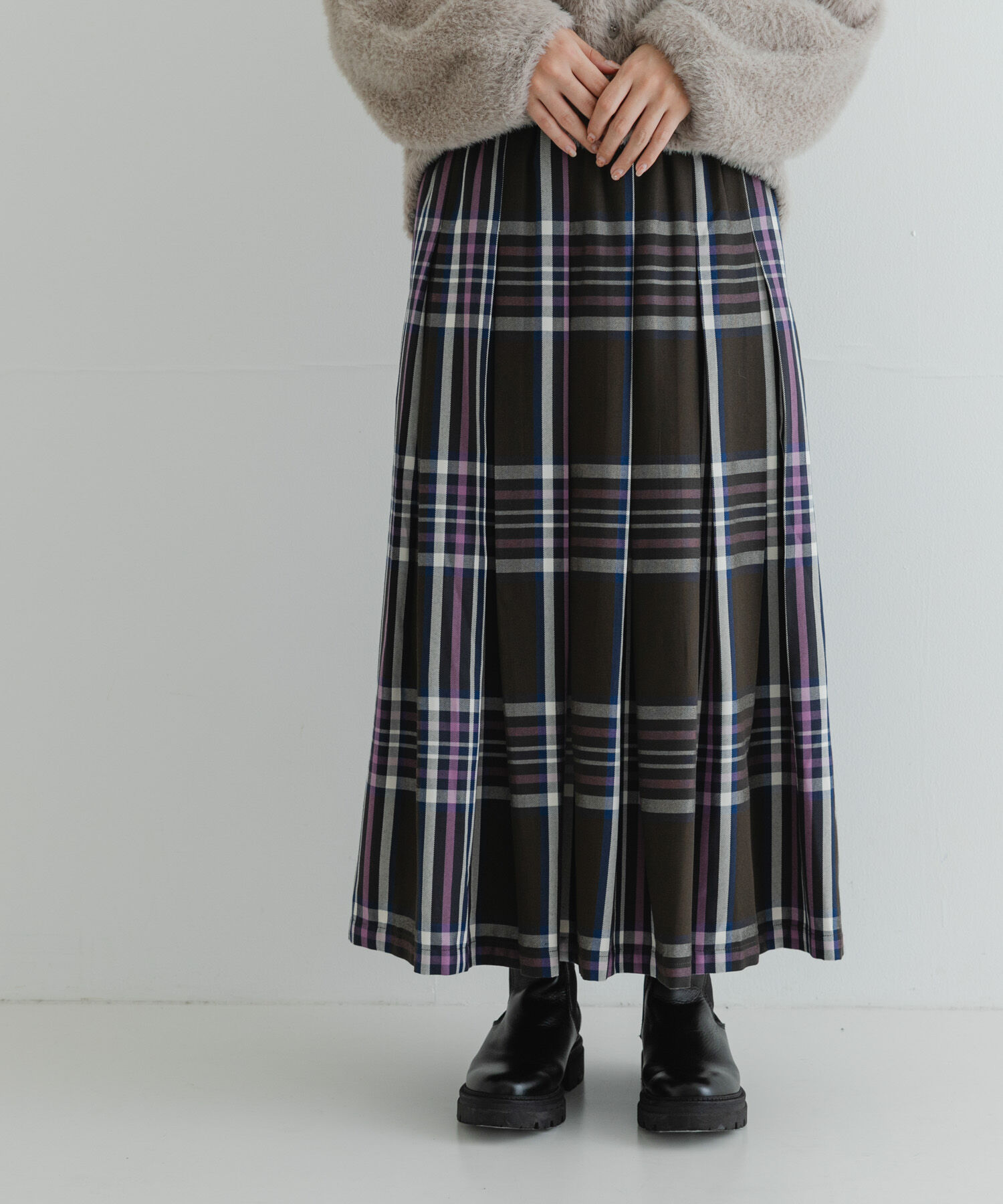 Sonny Label 「タックチェックイージースカート」|スカート|