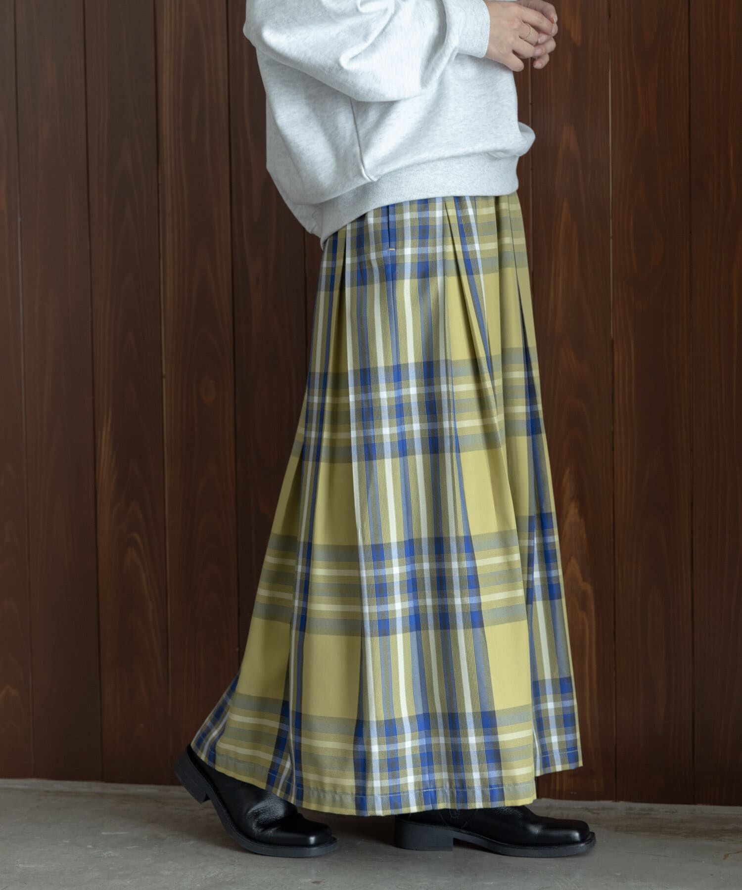 Sonny Label 「タックチェックイージースカート」|スカート|