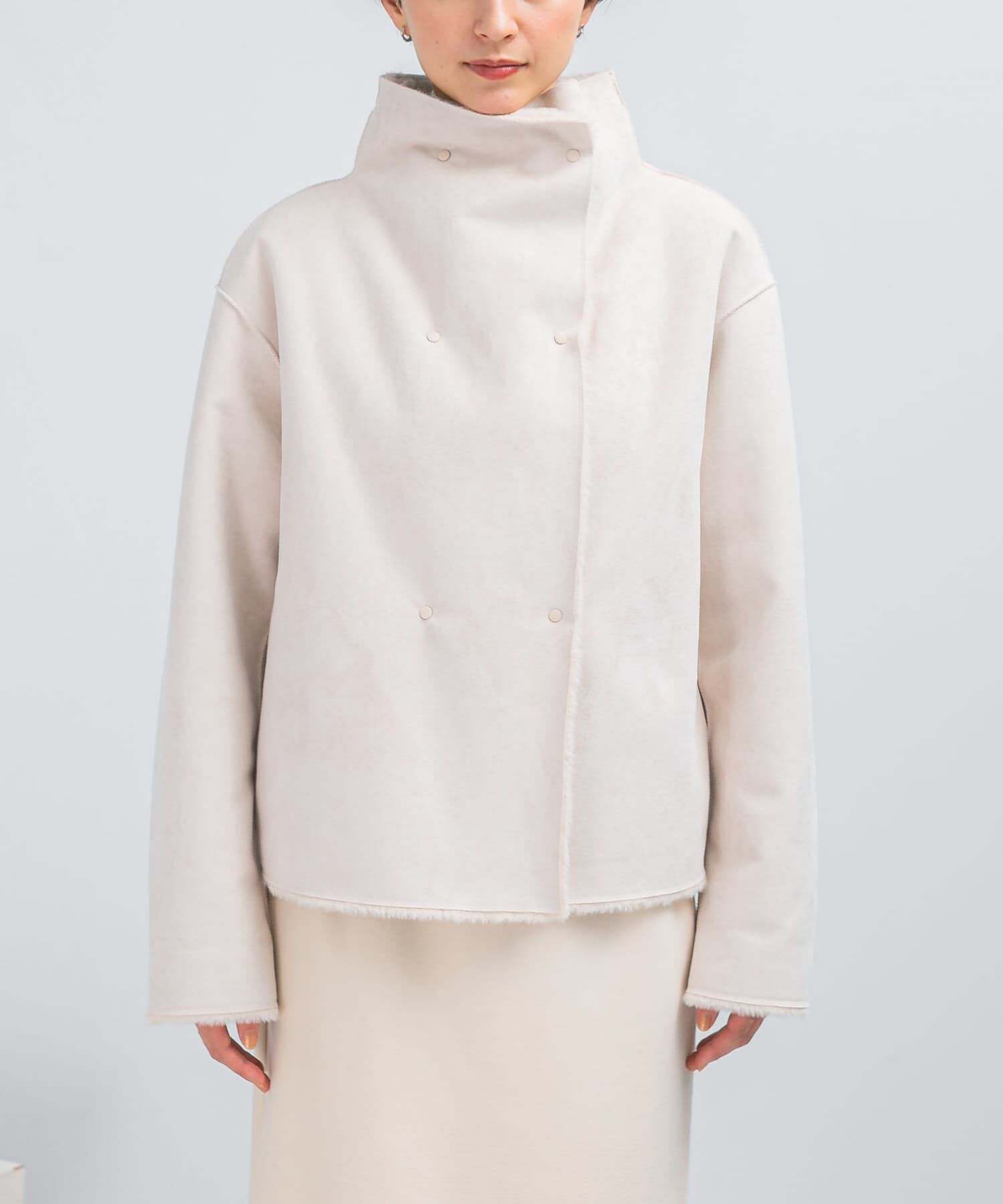 URBAN RESEARCH ROSSO「『WEB/一部店舗限定』リバーシブルファーブルゾン」|ブルゾン・スタジャン|