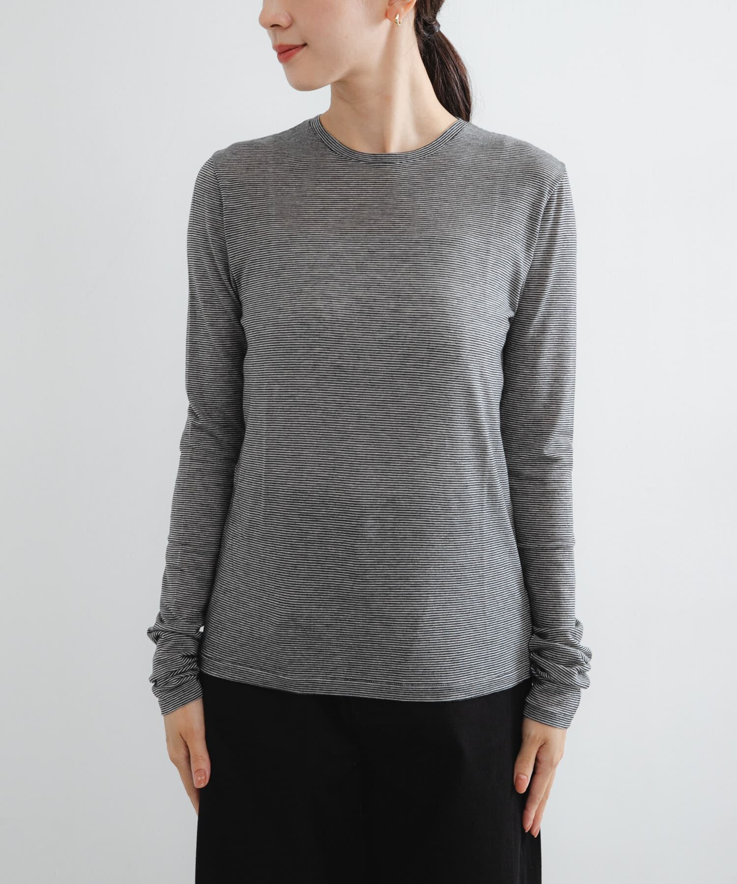 URBAN RESEARCH「カシミヤシルククルーネックカットソー」|Tシャツ・カットソー|