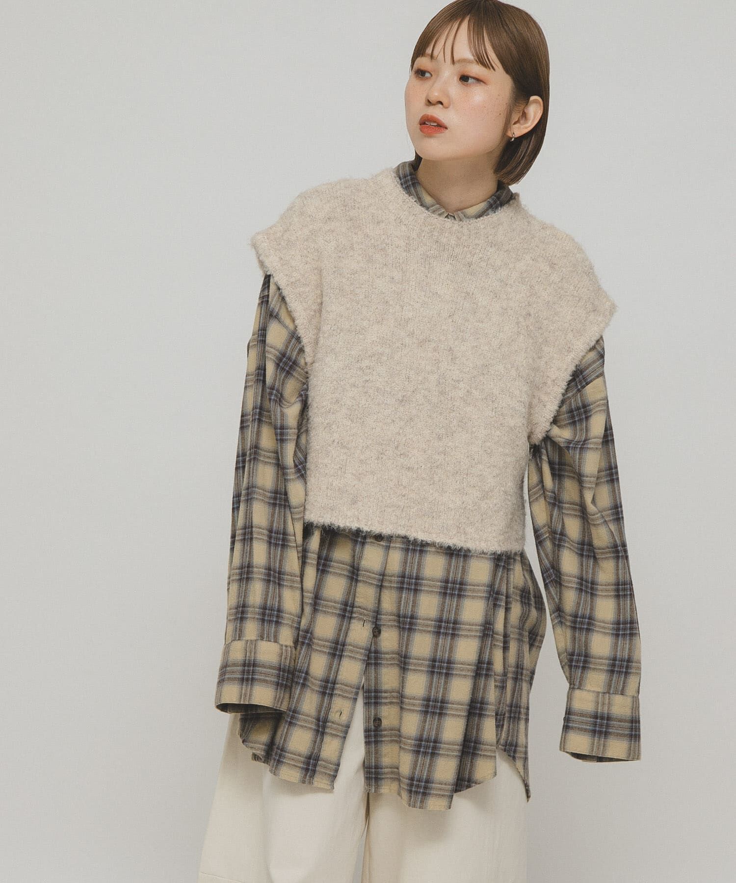  「BIGチェックシャツ」|シャツ・ブラウス|