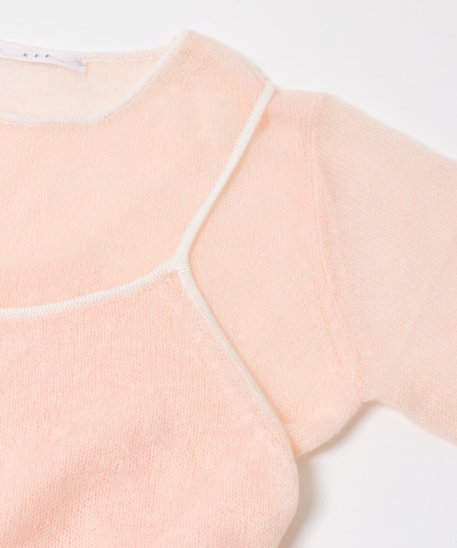  「バイカラーキャミレイヤードニット」|ニット・セーター|