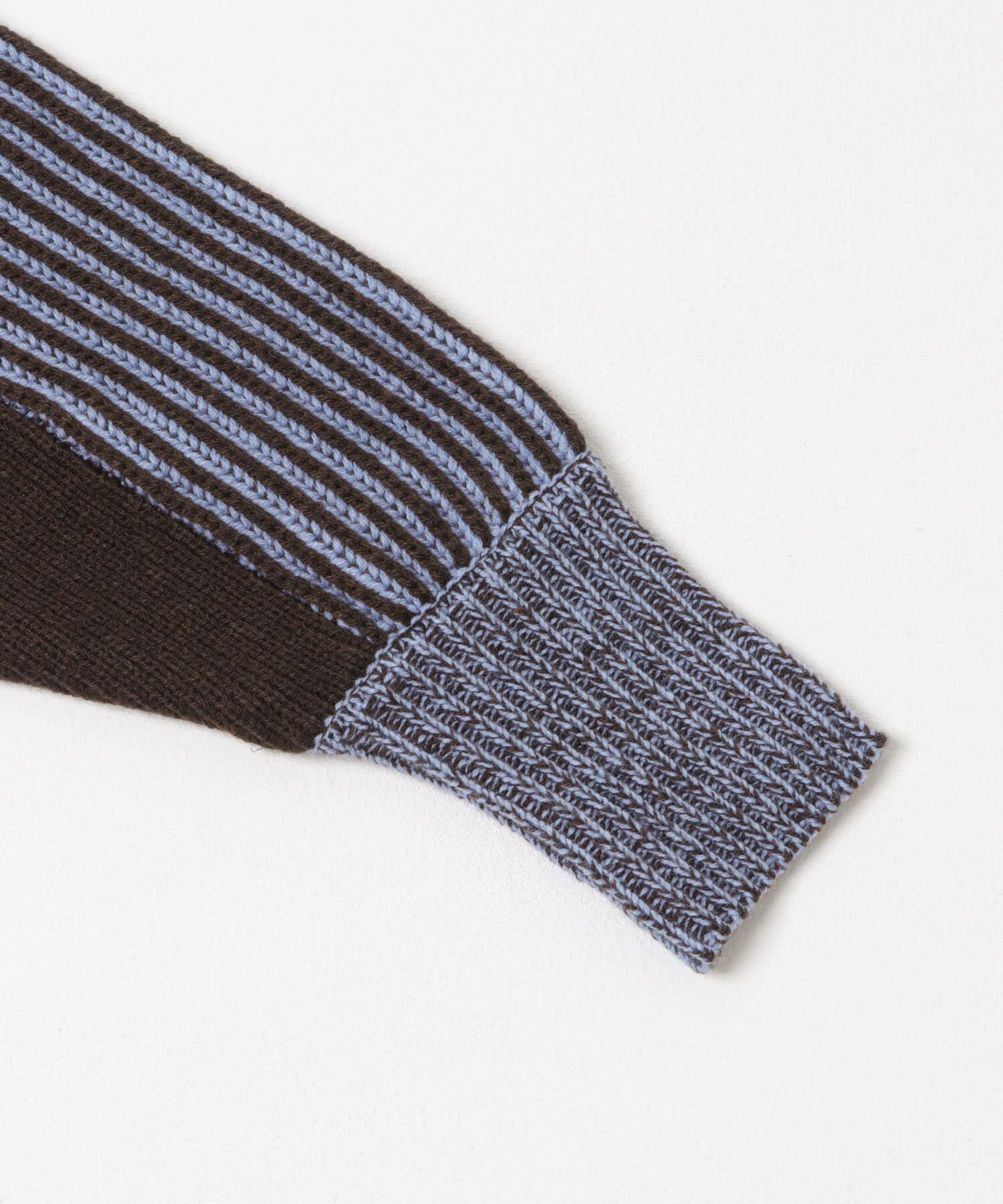  「レイヤードハーフZIPニット」|ニット・セーター|