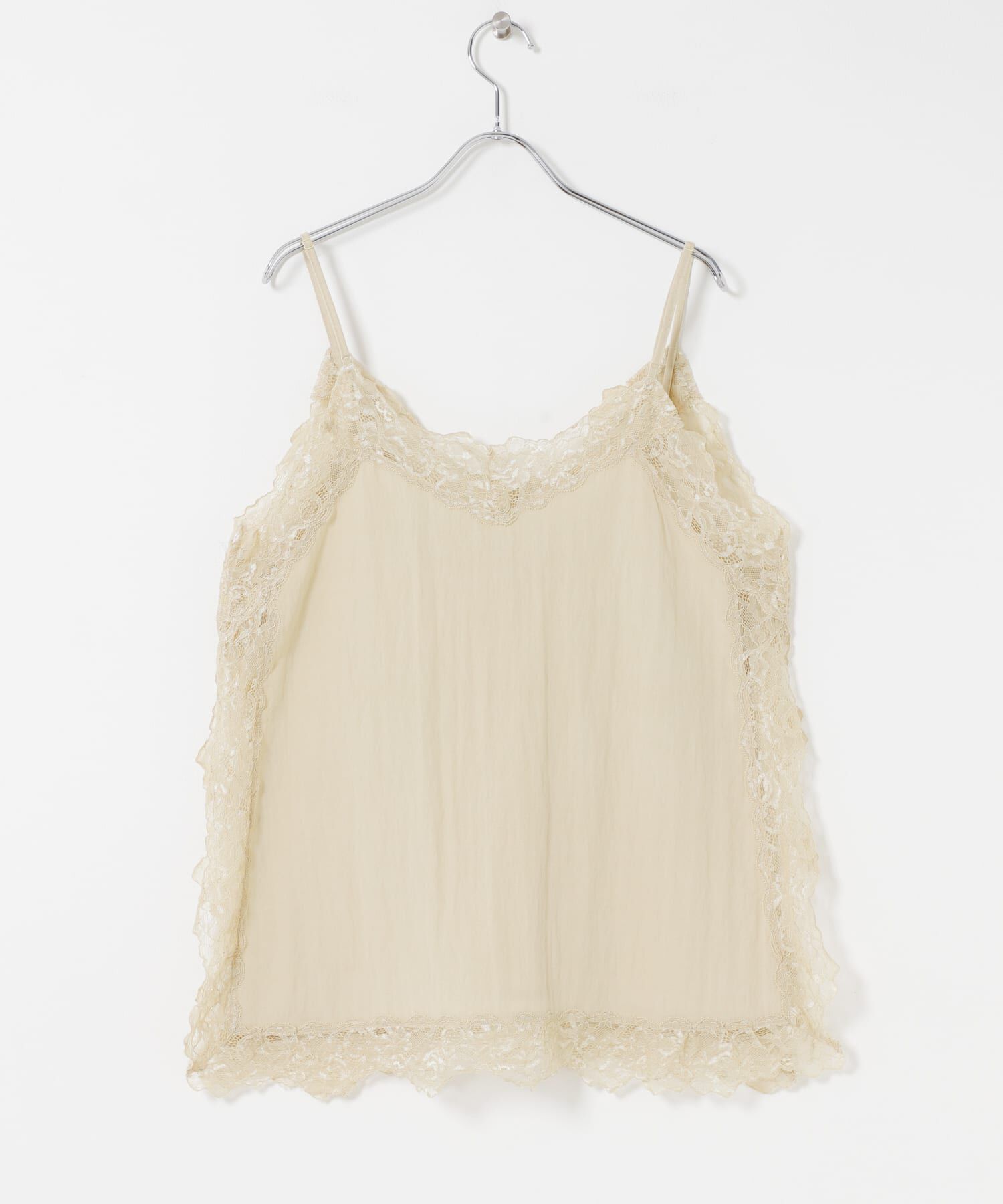  「ヴィンテージライクレースキャミソール」|キャミソール|