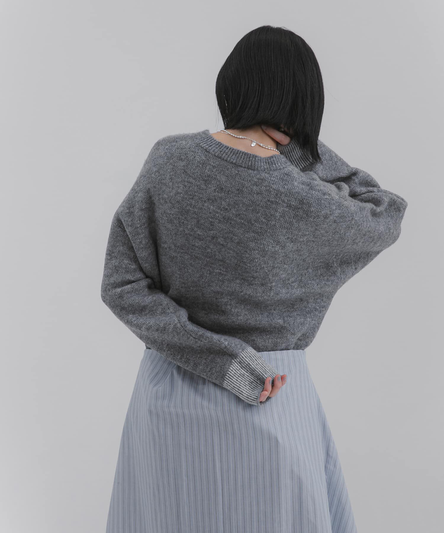 SENSE OF PLACE by URBAN RESEARCH「ロゴシシュウバイカラーリブニット」|ニット・セーター|