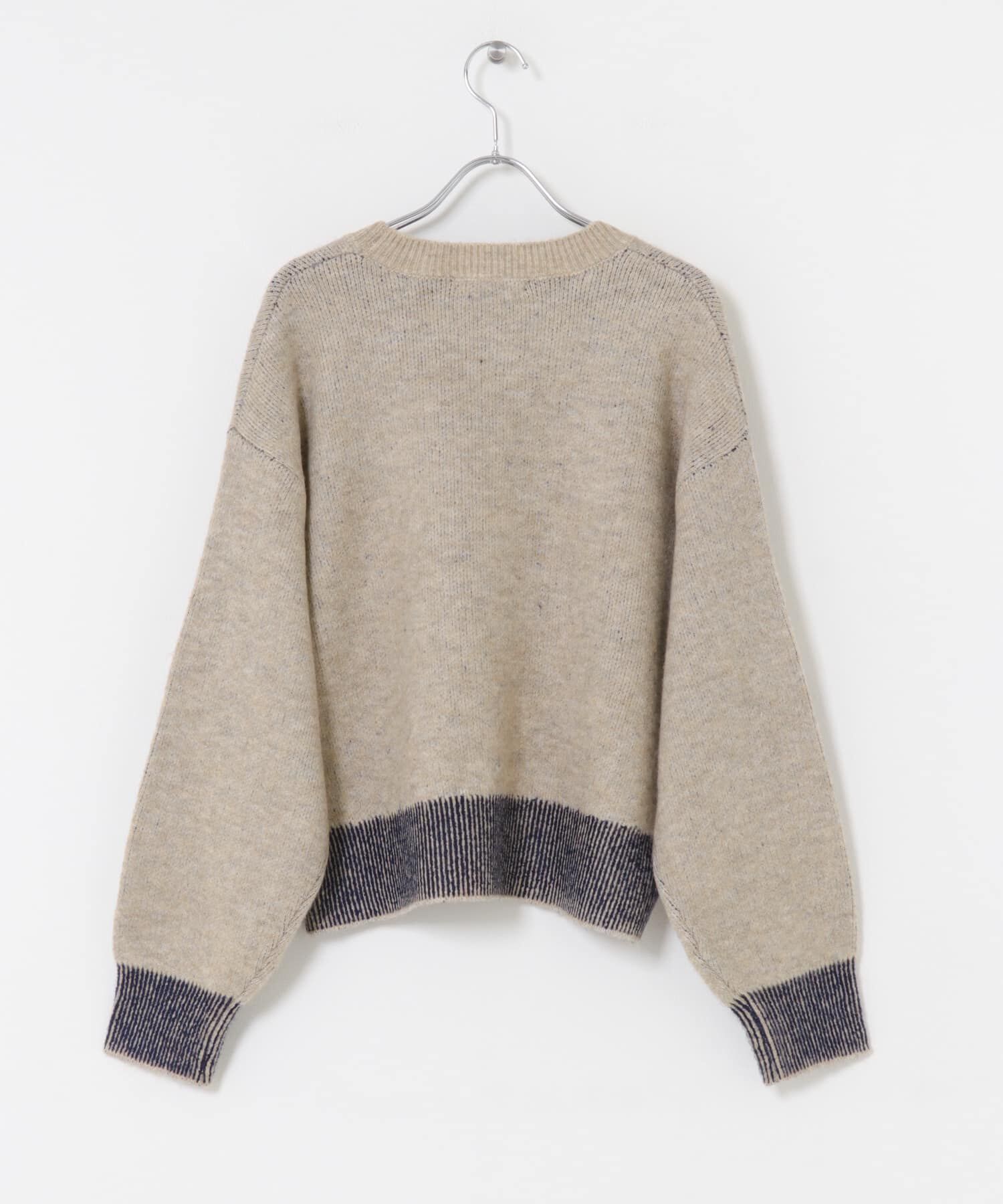 SENSE OF PLACE by URBAN RESEARCH「ロゴシシュウバイカラーリブニット」|ニット・セーター|