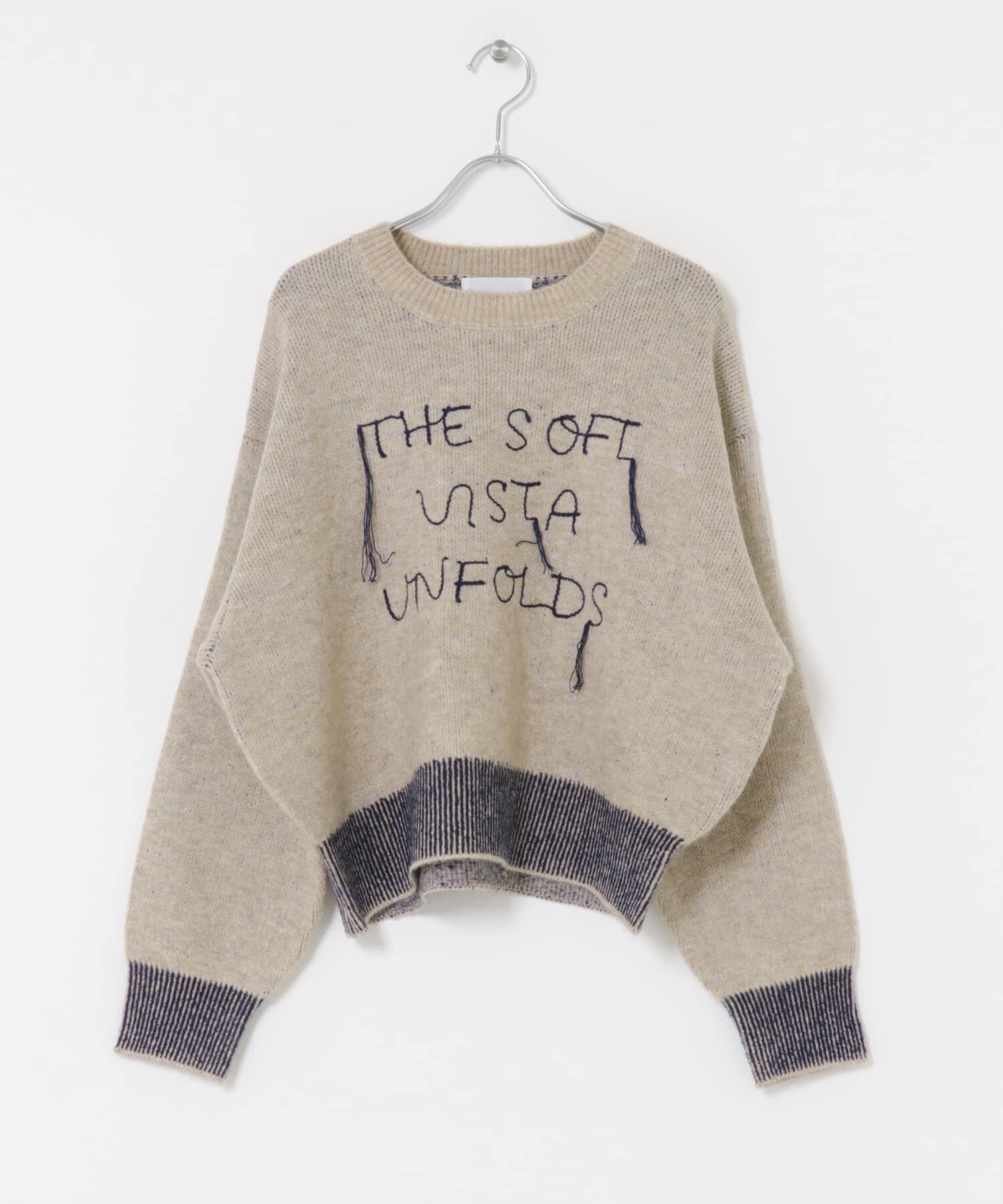 SENSE OF PLACE by URBAN RESEARCH「ロゴシシュウバイカラーリブニット」|ニット・セーター|