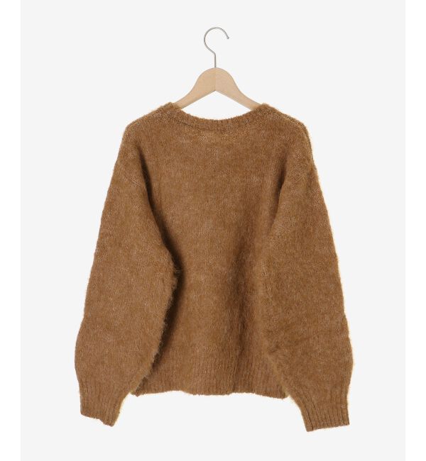  「《手洗い可能》ソフトシャギーニットプルオーバー」|ニット・セーター|