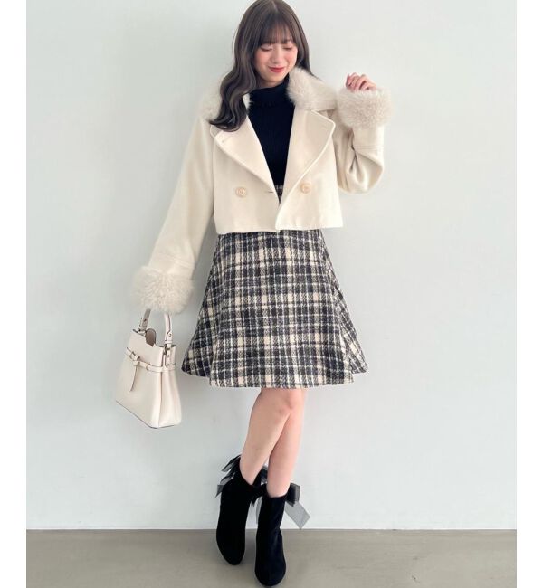  「☆ローヒール取り外しリボンブーツ」|ショートブーツ|