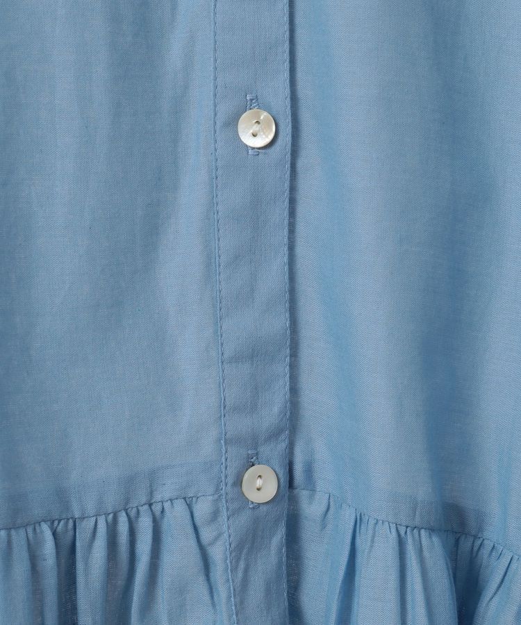 earth music&ecology「コットンボイルギャザーシャツ」|シャツ・ブラウス|
