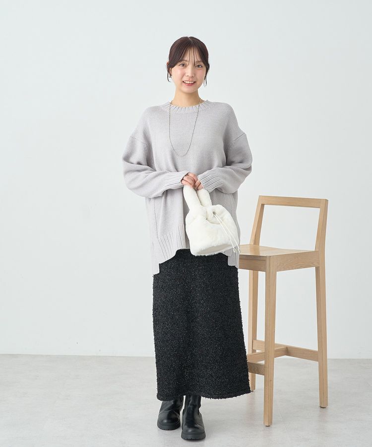 earth music&ecology「アーチハンドルファーバッグ」|ショルダー・メッセンジャー|