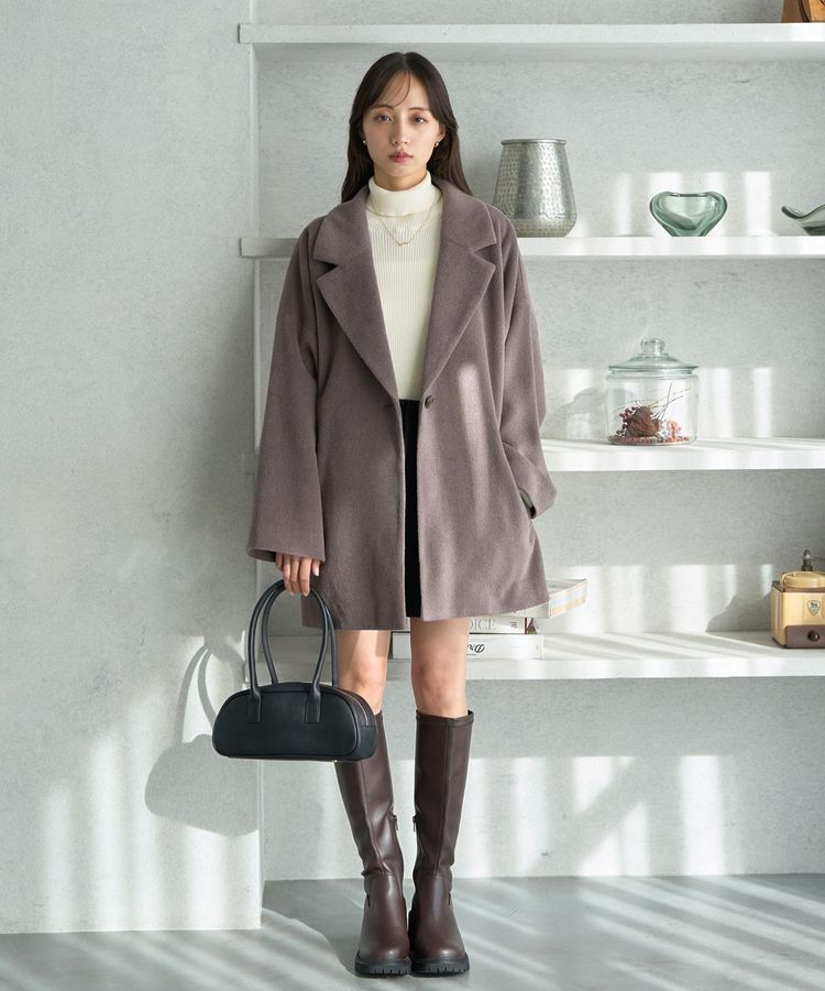 earth music&ecology「オーバーテーラードジャケット シャギー」|その他|