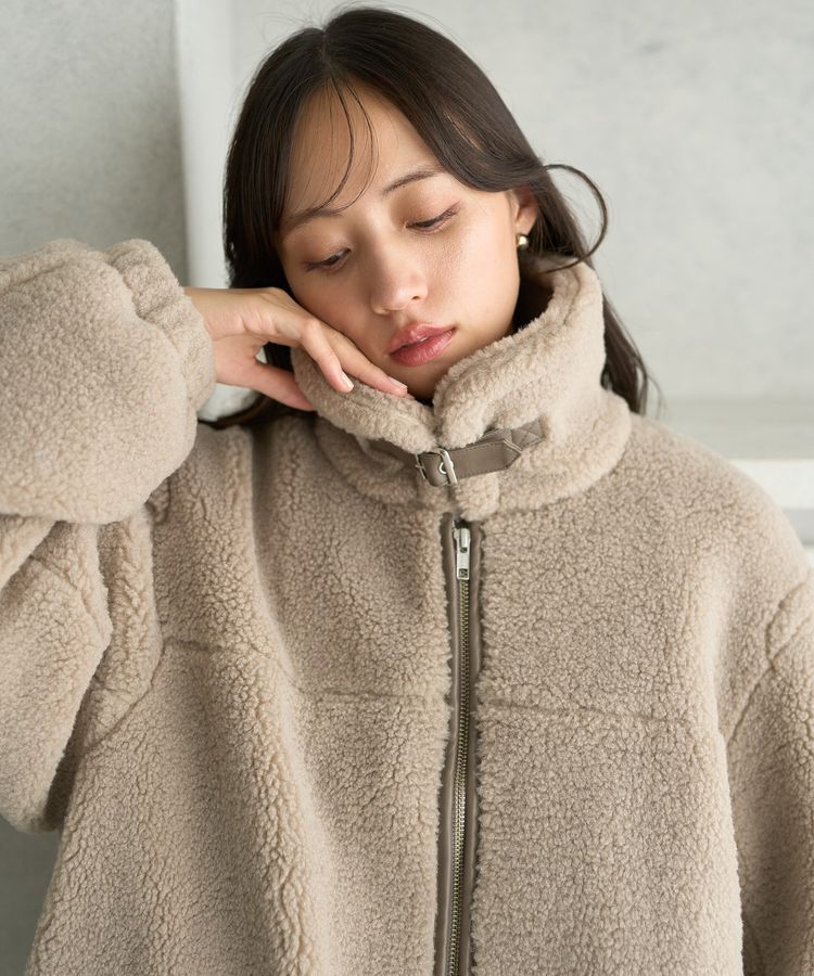 earth music&ecology「ボアルーズブルゾン」|ブルゾン・スタジャン|