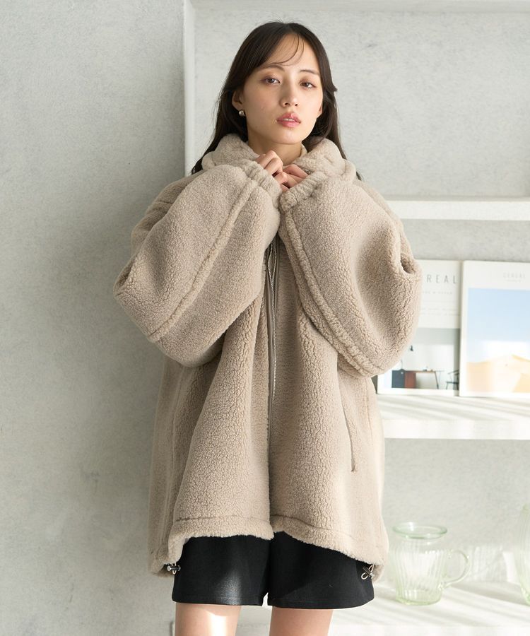 earth music&ecology「ボアルーズブルゾン」|ブルゾン・スタジャン|