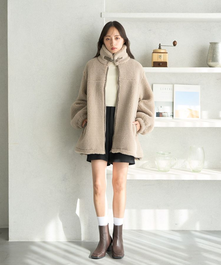 earth music&ecology「ボアルーズブルゾン」|ブルゾン・スタジャン|