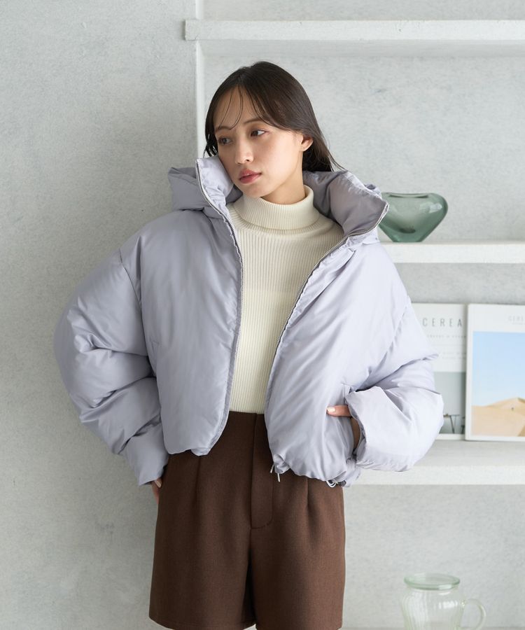 earth music&ecology「2wayパファー ショートブルゾン」|ブルゾン・スタジャン|