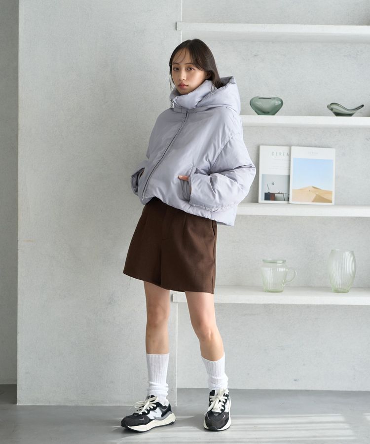 earth music&ecology「2wayパファー ショートブルゾン」|ブルゾン・スタジャン|