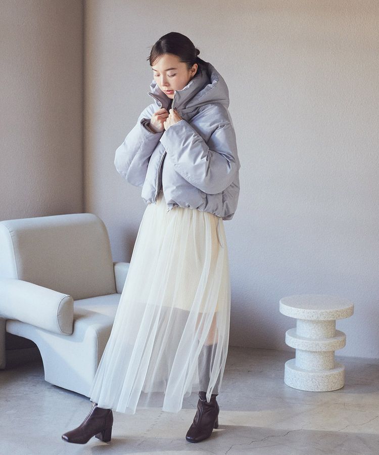 earth music&ecology「2wayパファー ショートブルゾン」|ブルゾン・スタジャン|