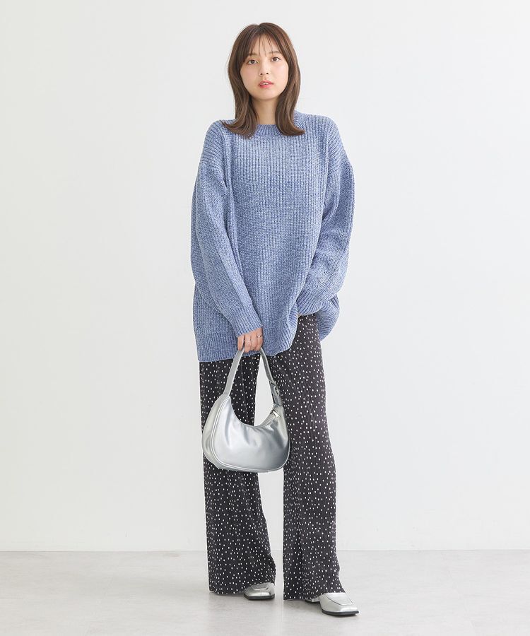 earth music&ecology「シャイニーベロアチュニック」|チュニック|