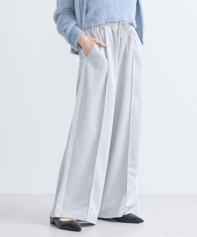earth music&ecology「レースラインルーズパンツ」|その他|Gray