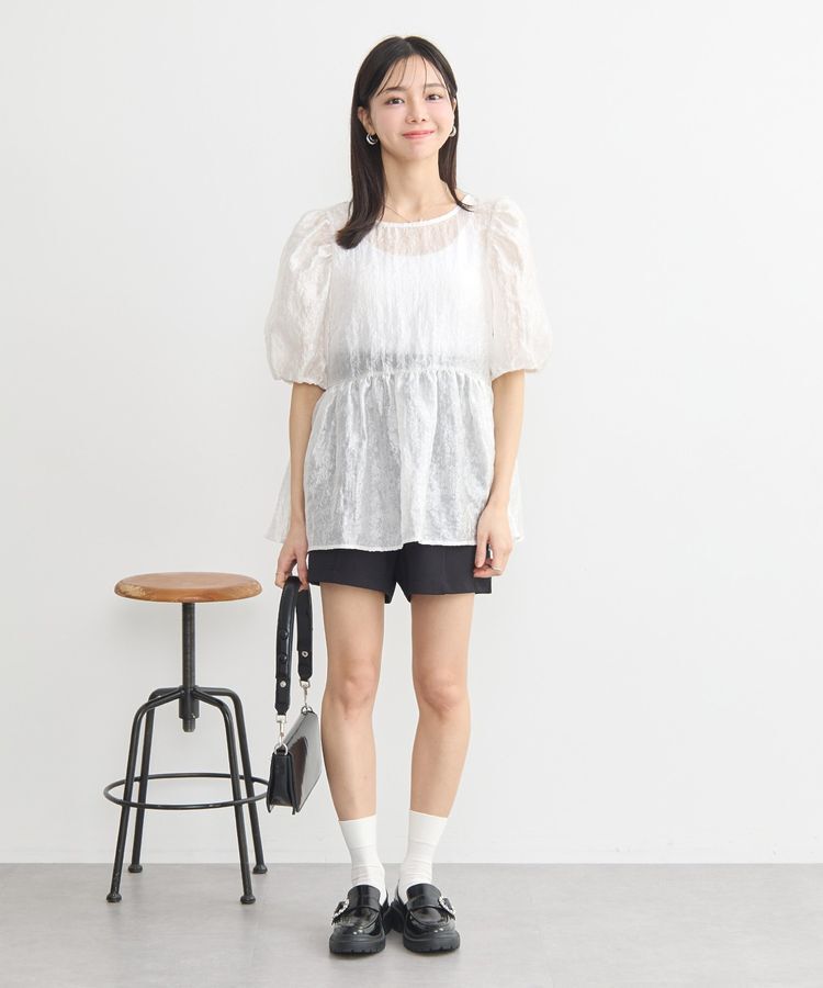 earth music&ecology「ベルト付きショートパンツ」|その他|