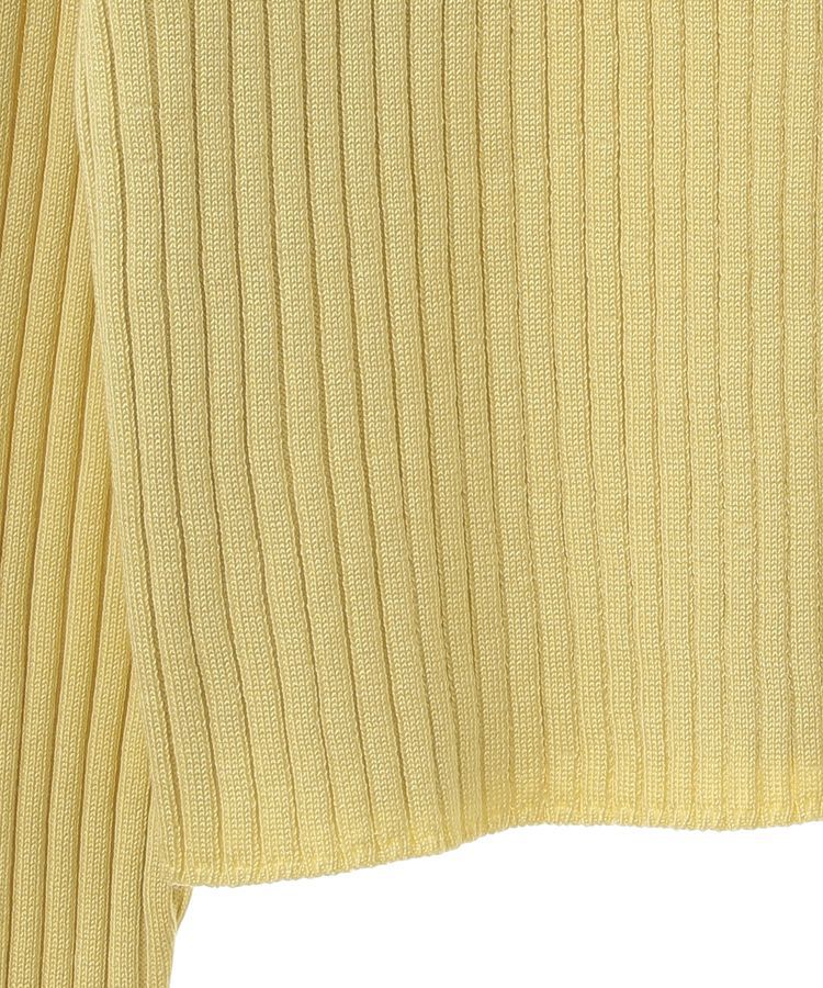 earth music&ecology「シルバープチ釦リブニットカーディガン」|カーディガン|