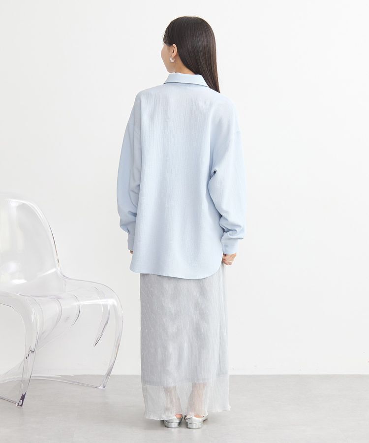 earth music&ecology「ドロストギャザーシャツ」|シャツ・ブラウス|