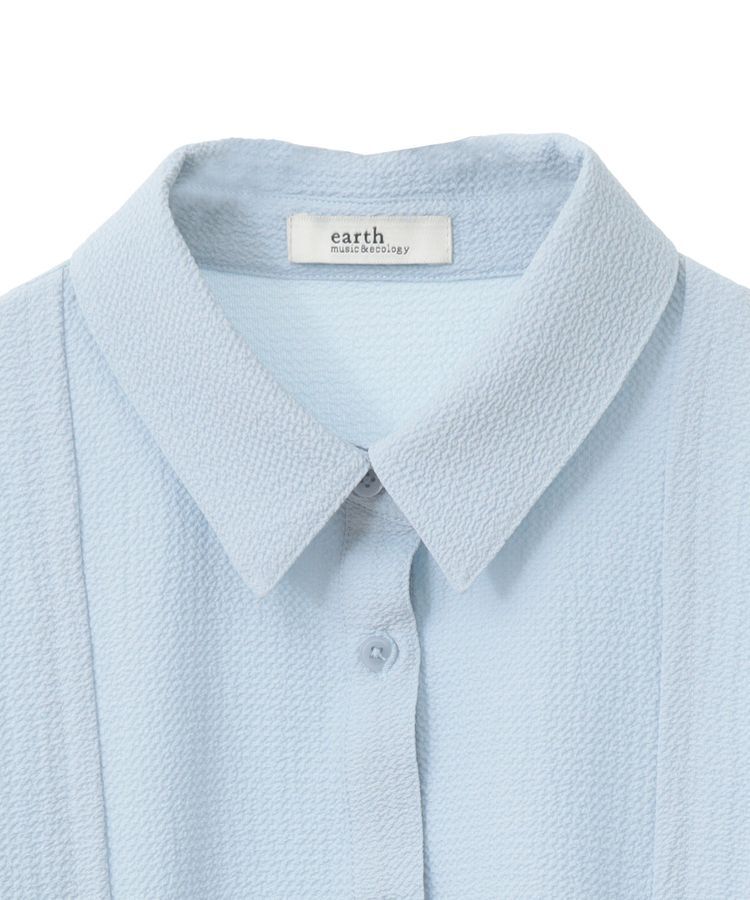 earth music&ecology「ドロストギャザーシャツ」|シャツ・ブラウス|