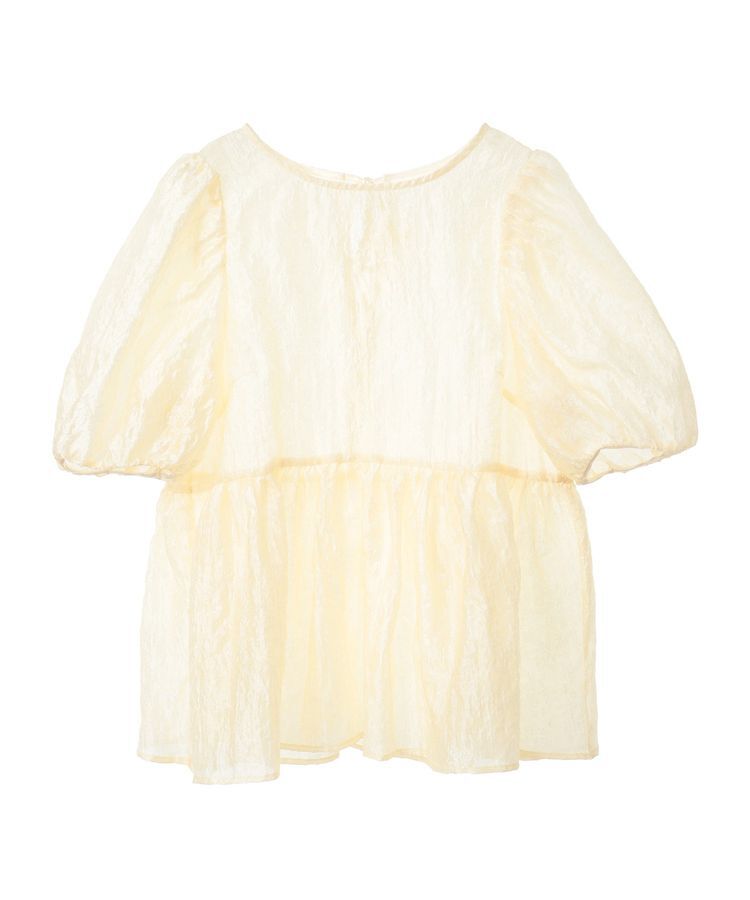 earth music&ecology「シアージャガードペプラムチュニック」|チュニック|