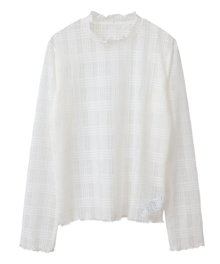 earth music&ecology「シアーチェックプルオーバー」|Tシャツ・カットソー|