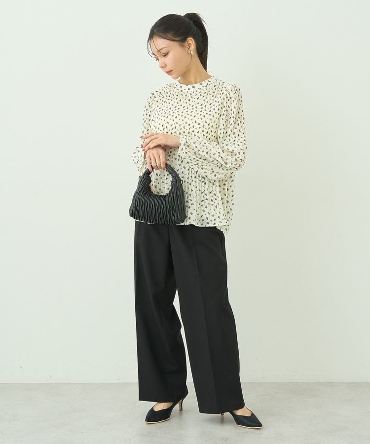 earth music&ecology「マジョリカプリーツブラウス」|シャツ・ブラウス|