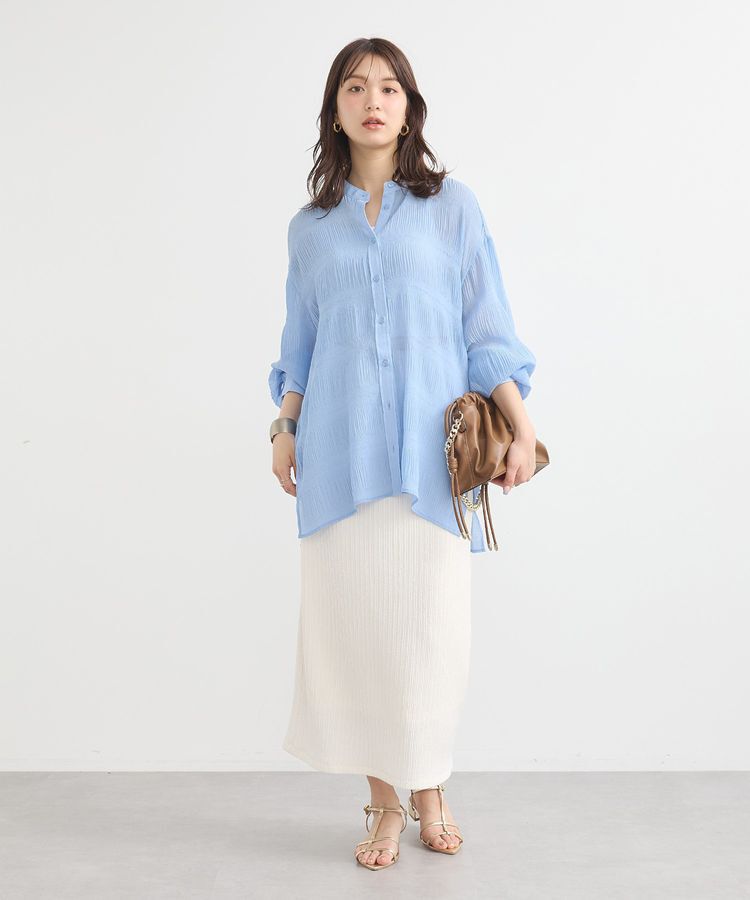 earth music&ecology「選べる丈カットナロースカート」|タイト|