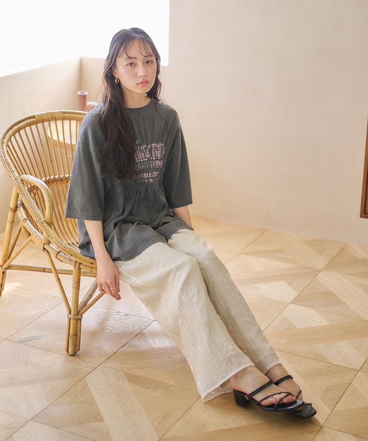 earth music&ecology「ピグメントシャーリングプルオーバー」|Tシャツ・カットソー|