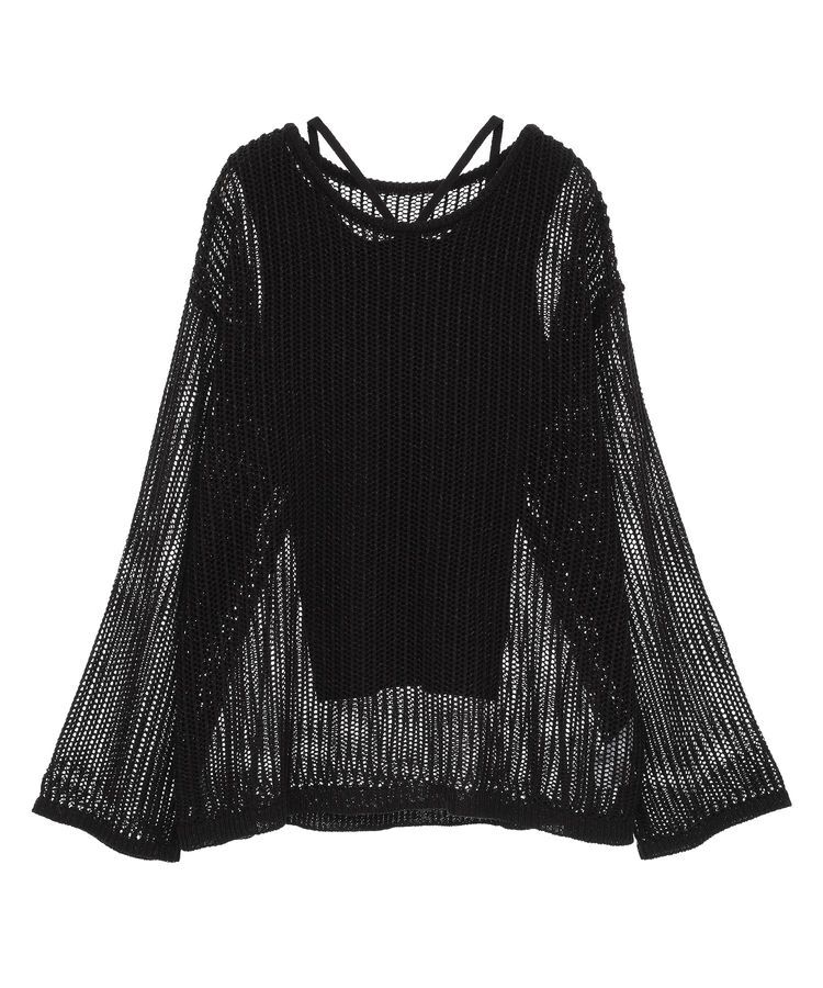 earth music&ecology「SET2点メッシュプルオーバー＋タンクトップ」|ニット・セーター|