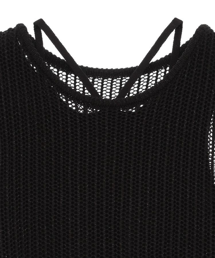 earth music&ecology「SET2点メッシュプルオーバー＋タンクトップ」|ニット・セーター|