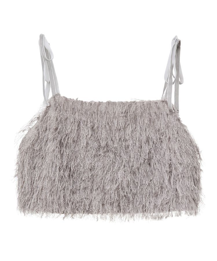 earth music&ecology「ラメミックスフェザービスチェ」|ベスト・ジレ|