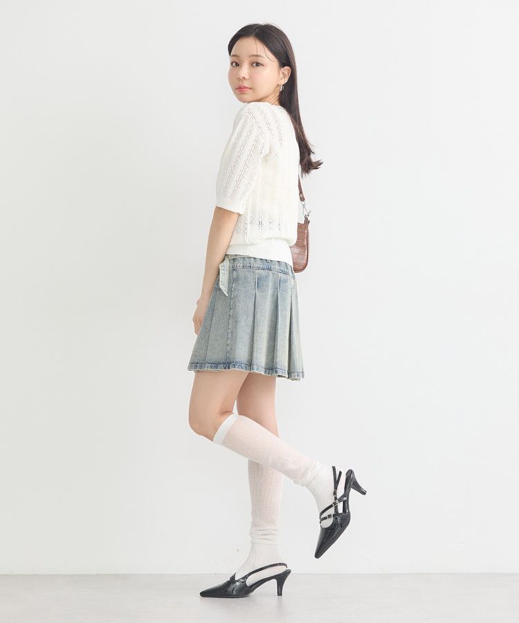 earth music&ecology「透かしニットプルオーバー」|ニット・セーター|