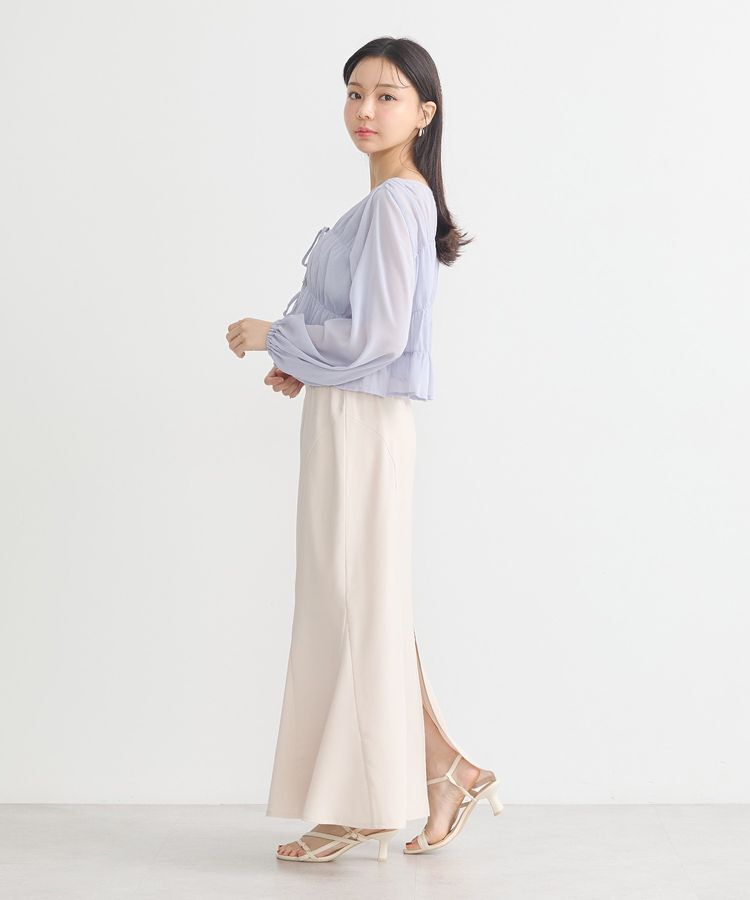 earth music&ecology「SET2点シアーシャーリングブラウス＋インナー」|シャツ・ブラウス|