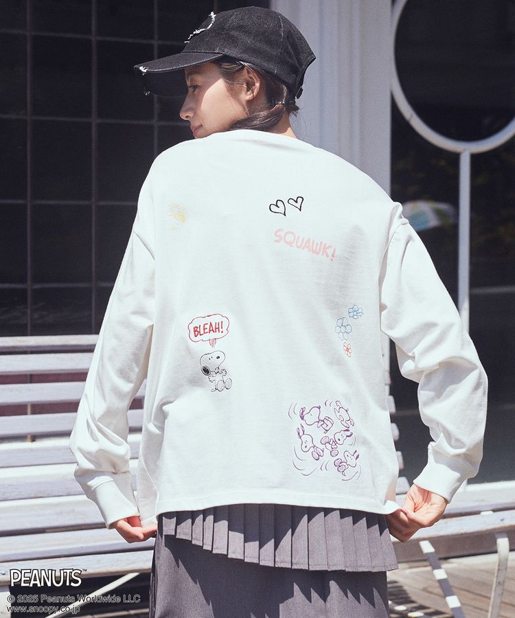 earth music&ecology「PEANUTS/earth マルチカラーアートロンT」|Tシャツ・カットソー|