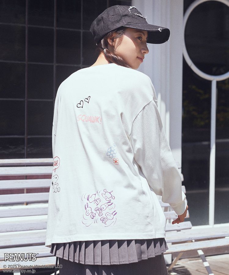 earth music&ecology「PEANUTS/earth マルチカラーアートロンT」|Tシャツ・カットソー|