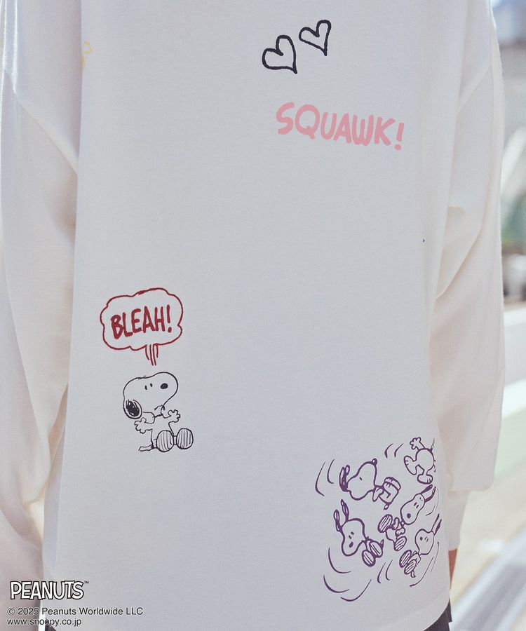 earth music&ecology「PEANUTS/earth マルチカラーアートロンT」|Tシャツ・カットソー|