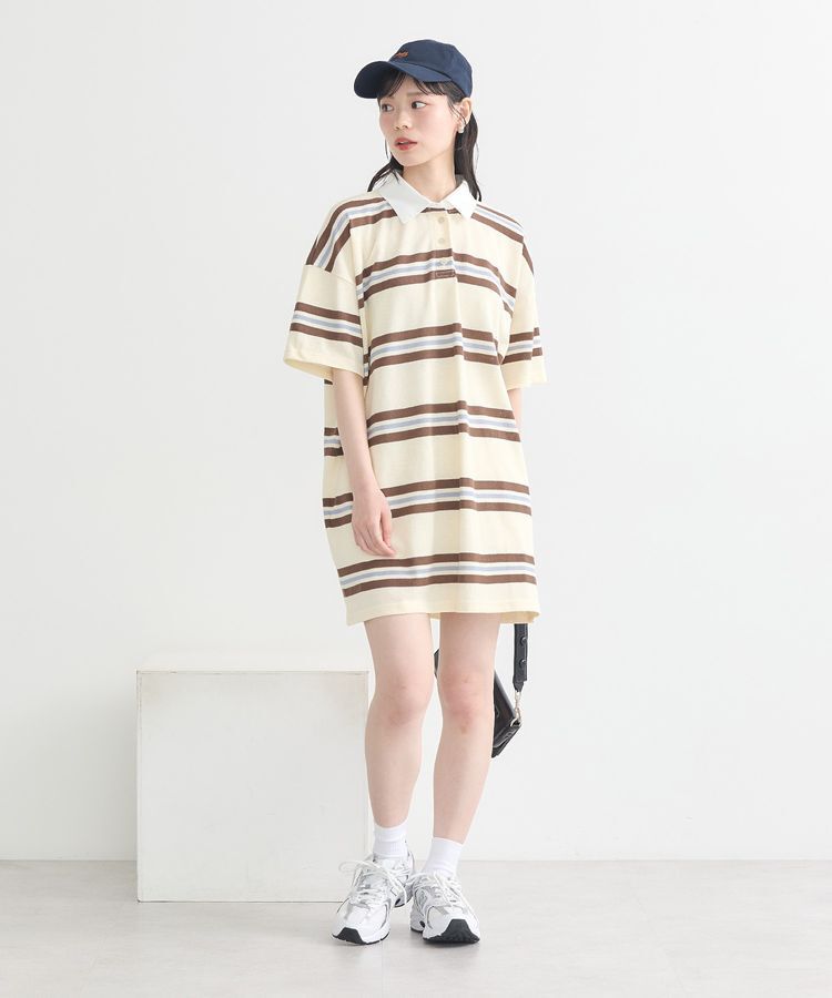 earth music&ecology「レトロボーダーラガーミニワンピース」|ワンピース|