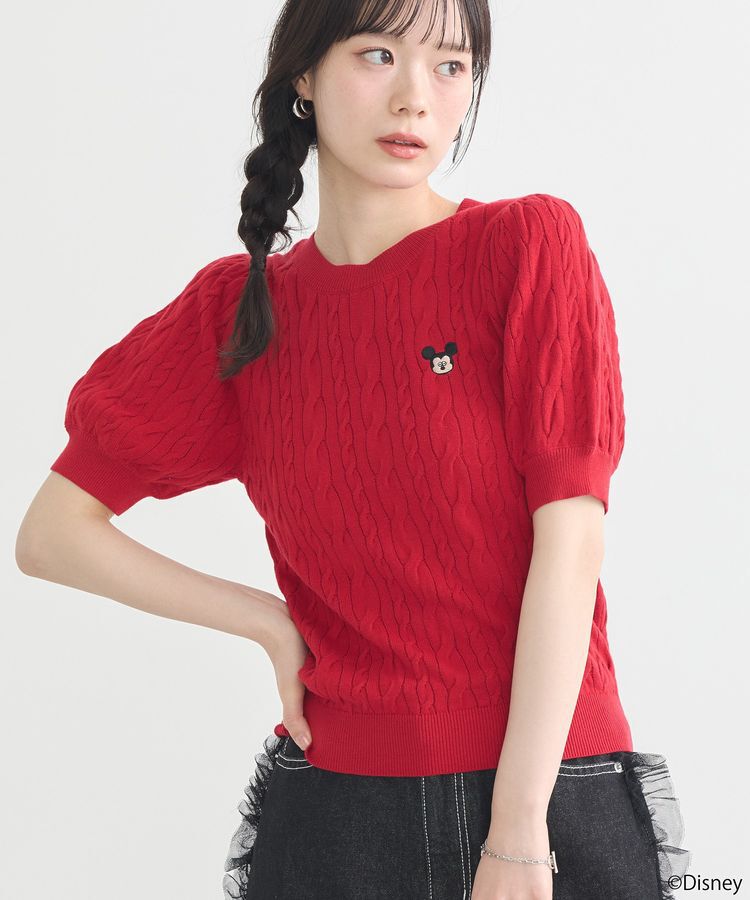 earth music&ecology「<Disney>松本セイジ 刺繍ニット」|ニット・セーター|