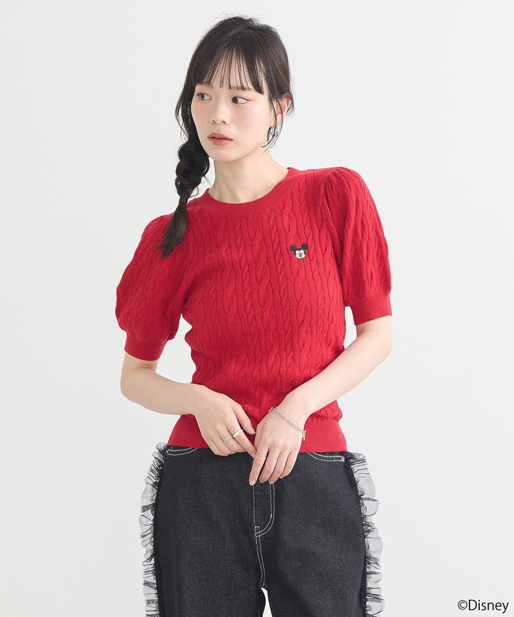 earth music&ecology「<Disney>松本セイジ 刺繍ニット」|ニット・セーター|